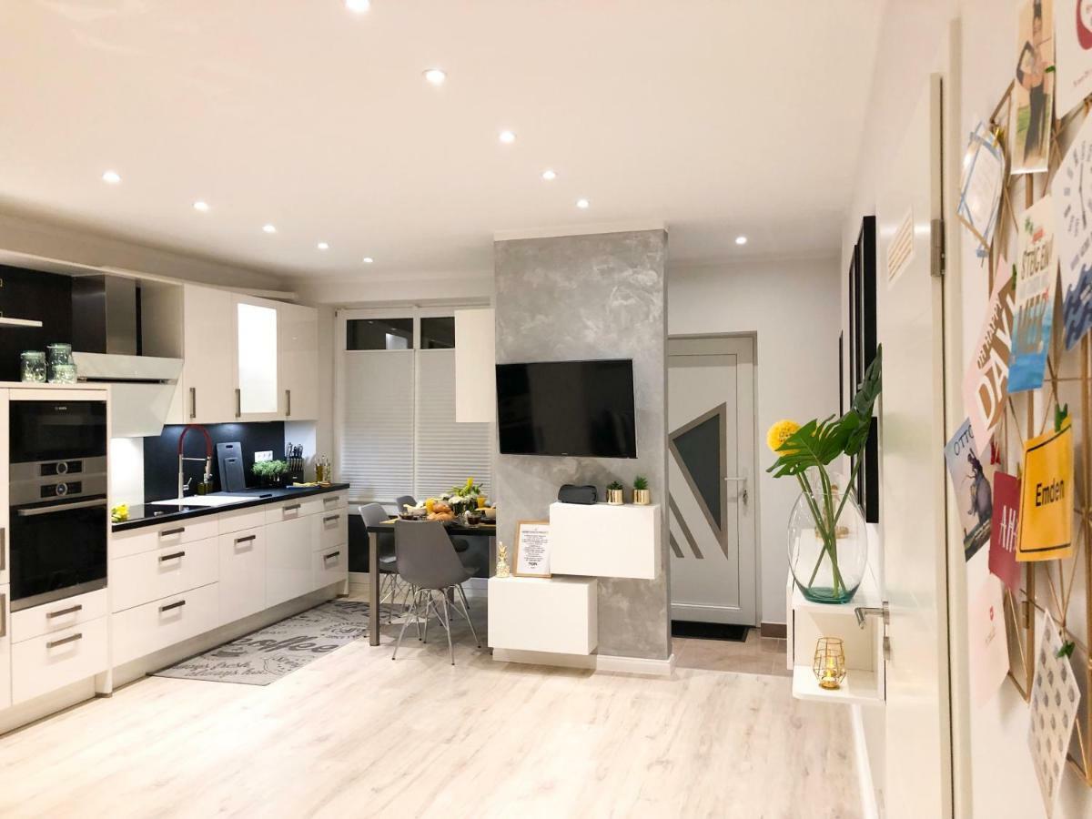 Ferienwohnung Domizil Am Delft Emden Eksteriør billede